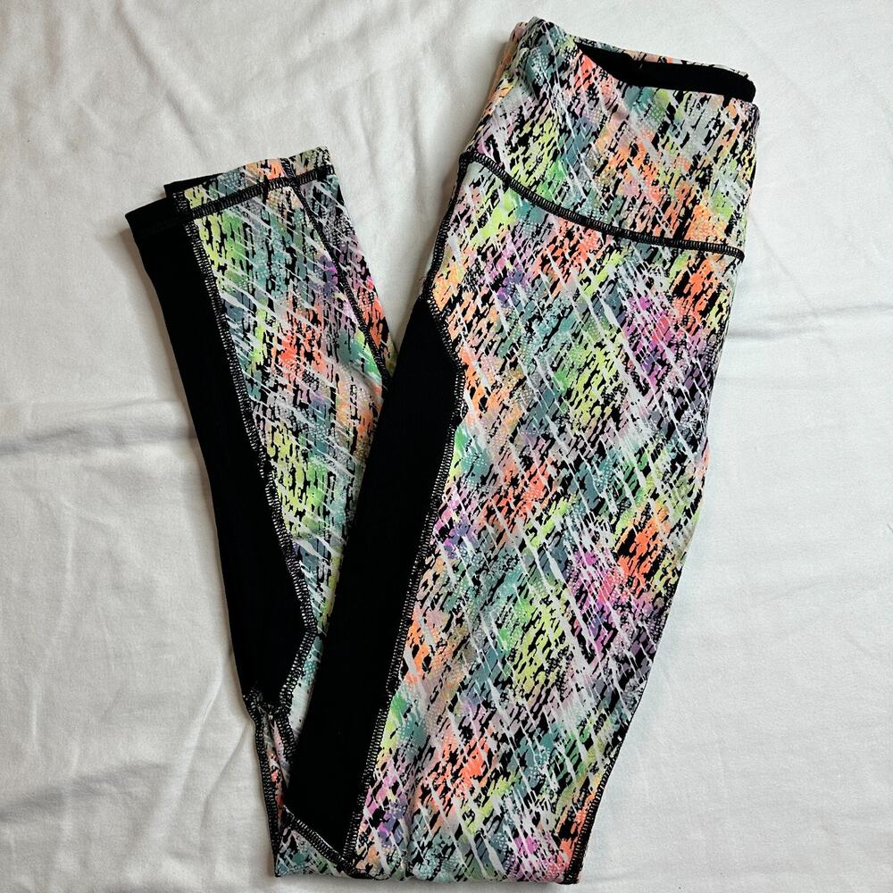 Victoria's Secret VSX Sport Knockout Tight Women S/P Leggings Rainbow Yoga Small